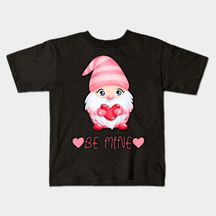 Valentine's Day. Be Mine Kids T-Shirt